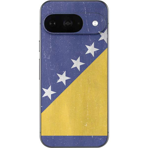 Bosnia and Herzegovina Flag Distressed Google Pixel 9 Skin